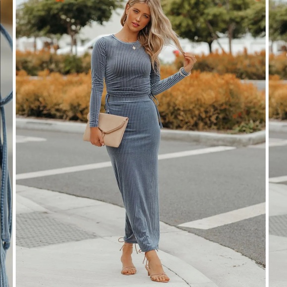 Vici Dresses & Skirts - VICI | Kendal Velvet Slit Midi Skirt